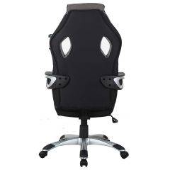 Кресло компьютерное BRABIX Techno GM-002 (ткань) черное/серое, вставки белые (531815) в Ноябрьске - noyabrsk.mebel24.online | фото 6
