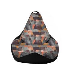 Кресло-мешок XL Snow Mango-Black в Ноябрьске - noyabrsk.mebel24.online | фото