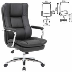 Кресло офисное BRABIX PREMIUM "Amadeus EX-507" (экокожа, хром, черное) 530879 в Ноябрьске - noyabrsk.mebel24.online | фото 2