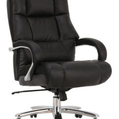 Кресло офисное BRABIX PREMIUM "Bomer HD-007" (рециклированная кожа, хром, черное) 531939 в Ноябрьске - noyabrsk.mebel24.online | фото