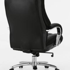 Кресло офисное BRABIX PREMIUM "Bomer HD-007" (рециклированная кожа, хром, черное) 531939 в Ноябрьске - noyabrsk.mebel24.online | фото 4
