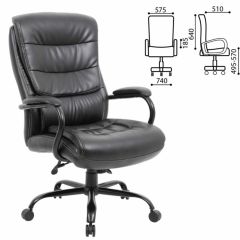 Кресло офисное BRABIX PREMIUM "Heavy Duty HD-004" (черное) 531942 в Ноябрьске - noyabrsk.mebel24.online | фото 2