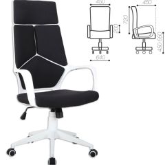 Кресло офисное BRABIX PREMIUM "Prime EX-515" (пластик белый, ткань, черное) 531812 в Ноябрьске - noyabrsk.mebel24.online | фото 2