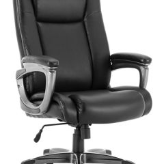 Кресло офисное BRABIX PREMIUM "Solid HD-005" (рециклированная кожа, черное) 531941 в Ноябрьске - noyabrsk.mebel24.online | фото