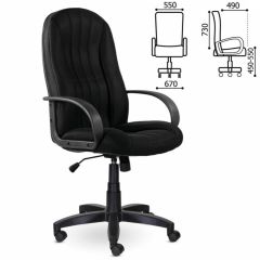 Кресло офисное BRABIX "Classic EX-685" (ткань E, черное) 532024 в Ноябрьске - noyabrsk.mebel24.online | фото 2