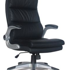 Кресло офисное BRABIX "Fregat EX-510" (рециклированная кожа, черное) 530863 в Ноябрьске - noyabrsk.mebel24.online | фото