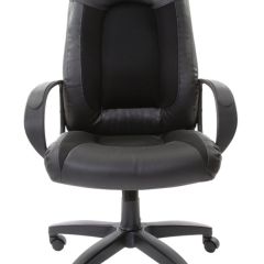 Кресло офисное BRABIX "Strike EX-525" (экокожа черная, ткань черная) 531381 в Ноябрьске - noyabrsk.mebel24.online | фото 5