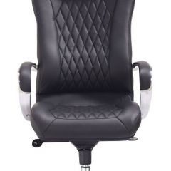 Кресло руководителя Бюрократ _AURA/BLACK черный в Ноябрьске - noyabrsk.mebel24.online | фото 2