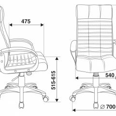 Кресло руководителя Бюрократ KB-10/BLACK в Ноябрьске - noyabrsk.mebel24.online | фото 4