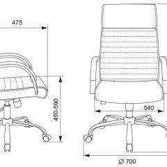 Кресло руководителя Бюрократ T-8010N/SL/BLACK в Ноябрьске - noyabrsk.mebel24.online | фото 4