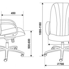 Кресло руководителя Бюрократ T-898/3C11BL черный в Ноябрьске - noyabrsk.mebel24.online | фото 4