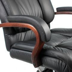 Кресло руководителя Бюрократ T-9925WALNUT/BLACK в Ноябрьске - noyabrsk.mebel24.online | фото 4