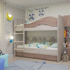 Кровать 2-х ярусная Мая с ящиками (800*1900) в Ноябрьске - noyabrsk.mebel24.online | фото 8