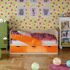Кровать Бабочки (Оранжевый металлик) 1800 в Ноябрьске - noyabrsk.mebel24.online | фото