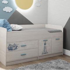 КАПРИЗ-16 Кровать 800 двухъярусная без рисунка в Ноябрьске - noyabrsk.mebel24.online | фото 2