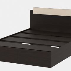 СОФИЯ Кровать КР1600 (венге/дуб белфорт) щиты в Ноябрьске - noyabrsk.mebel24.online | фото