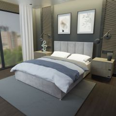 Кровать Мерида Решетка+ПМ+Дно (1400) в Ноябрьске - noyabrsk.mebel24.online | фото
