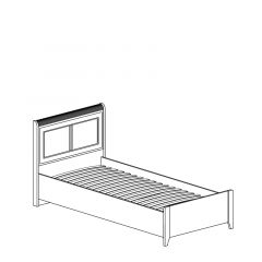 Кровать одинарная №249 Белла в Ноябрьске - noyabrsk.mebel24.online | фото 2