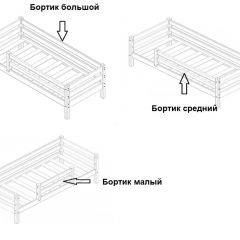 Кровать одноярусная Сонечка (800*1900) модульная в Ноябрьске - noyabrsk.mebel24.online | фото 3