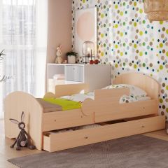 Кровать "Мозайка" на ламелях + бортики + ящики в Ноябрьске - noyabrsk.mebel24.online | фото 7