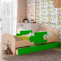 Кровать "Мозайка" на щитах + бортики + ящики в Ноябрьске - noyabrsk.mebel24.online | фото 4