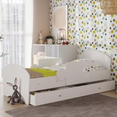 Кровать "Мозайка" на щитах + бортики + ящики в Ноябрьске - noyabrsk.mebel24.online | фото 6