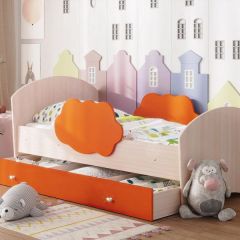 Кровать "Тучка" на щитах с бортиками + ящик в Ноябрьске - noyabrsk.mebel24.online | фото 2