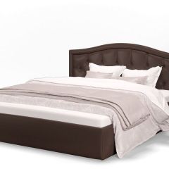 Кровать Стелла 1400*2000 + ПМ (Лесмо brown) коричневый в Ноябрьске - noyabrsk.mebel24.online | фото