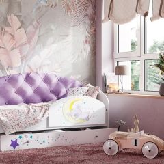 Кровать Звездочка на щитах + Бортик в Ноябрьске - noyabrsk.mebel24.online | фото 3