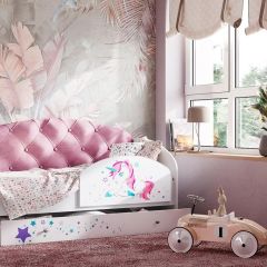 Кровать Звездочка на щитах + Бортик в Ноябрьске - noyabrsk.mebel24.online | фото 4
