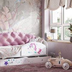 Кровать Звездочка на щитах + Бортик в Ноябрьске - noyabrsk.mebel24.online | фото