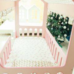 Кровать-домик без ящика 800*1600 (Розовый) в Ноябрьске - noyabrsk.mebel24.online | фото 3