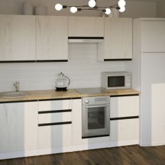 Кухонный гарнитур Амели компакт 2200 мм в Ноябрьске - noyabrsk.mebel24.online | фото