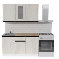 Кухонный гарнитур Амели медиум 1400 мм в Ноябрьске - noyabrsk.mebel24.online | фото 2