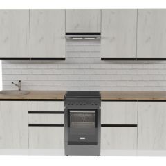 Кухонный гарнитур Амели мега 2500 мм в Ноябрьске - noyabrsk.mebel24.online | фото 3