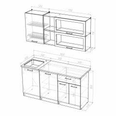 Кухонный гарнитур Лира стандарт 1600 в Ноябрьске - noyabrsk.mebel24.online | фото 4