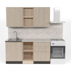 Кухонный гарнитур Надежда стандарт 5 1600 мм в Ноябрьске - noyabrsk.mebel24.online | фото 3