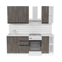 Кухонный гарнитур Ноктюрн медиум 1400 мм в Ноябрьске - noyabrsk.mebel24.online | фото 4