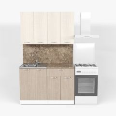 Кухонный гарнитур Ольга лайт 1 1200 мм в Ноябрьске - noyabrsk.mebel24.online | фото 3