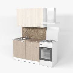 Кухонный гарнитур Ольга лайт 1 1200 мм в Ноябрьске - noyabrsk.mebel24.online | фото 4