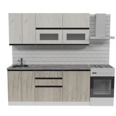 Кухонный гарнитур Паола макси 1800 мм в Ноябрьске - noyabrsk.mebel24.online | фото 3