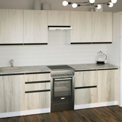 Кухонный гарнитур Паола мега 2500 мм в Ноябрьске - noyabrsk.mebel24.online | фото