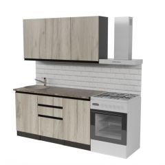 Кухонный гарнитур Равенна нормал 1500 мм в Ноябрьске - noyabrsk.mebel24.online | фото 4