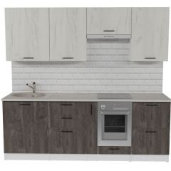Кухонный гарнитур Сиена компакт 2200 мм в Ноябрьске - noyabrsk.mebel24.online | фото 3