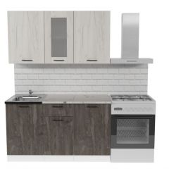 Кухонный гарнитур Сиена медиум 1400 мм в Ноябрьске - noyabrsk.mebel24.online | фото 3