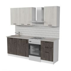 Кухонный гарнитур Сиена стандарт 1600 мм в Ноябрьске - noyabrsk.mebel24.online | фото 4