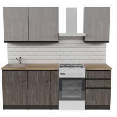 Кухонный гарнитур Симфония стандарт 1600 мм в Ноябрьске - noyabrsk.mebel24.online | фото 3