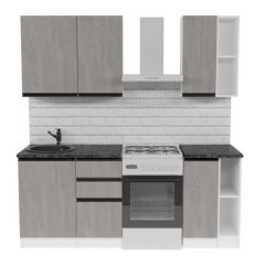 Кухонный гарнитур Сюита медиум 1400 мм в Ноябрьске - noyabrsk.mebel24.online | фото 3