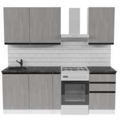Кухонный гарнитур Сюита стандарт 1600 мм в Ноябрьске - noyabrsk.mebel24.online | фото 3
