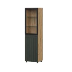 МИЛАН Гостиная (Дуб Золотой/Олива софт) модульная в Ноябрьске - noyabrsk.mebel24.online | фото 3